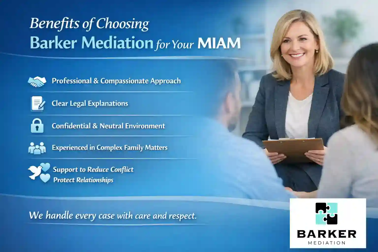 Benefits of Choosing Barker Mediation for Your MIAM Redditch